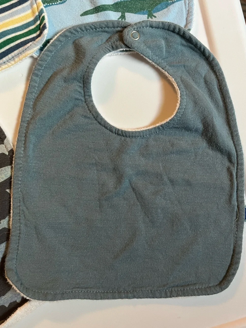Kickee Pants 4 Bib Bundle, coordinating colors
